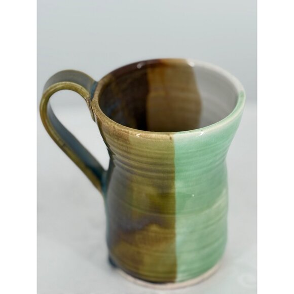 Greenhill Pottery Handmade‎ Multicolor Pottery Mug 12 Oz Made in North Carolina - Picture 3 of 7